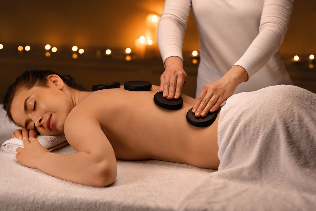 Massagem com Pedras Quentes - Padma